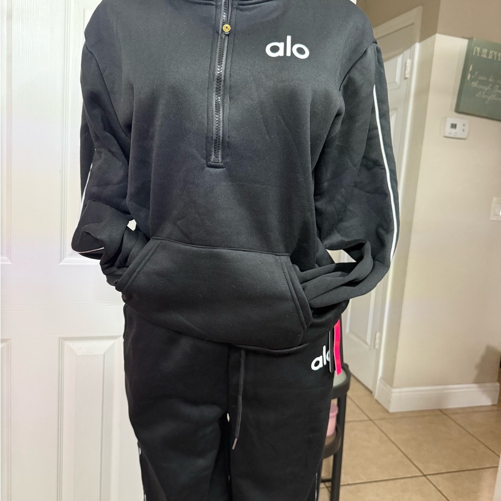 Black Tracksuit Set